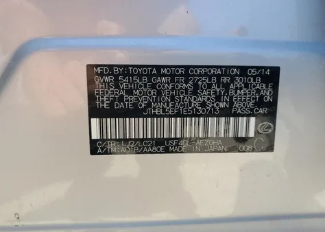 JTHBL5EF1E5130713